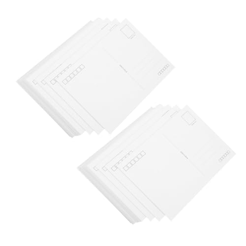 Papier Cartonné Épais 10x15 cm : 120 Cartes Postales Vierges Blanches de Qualité Supérieure