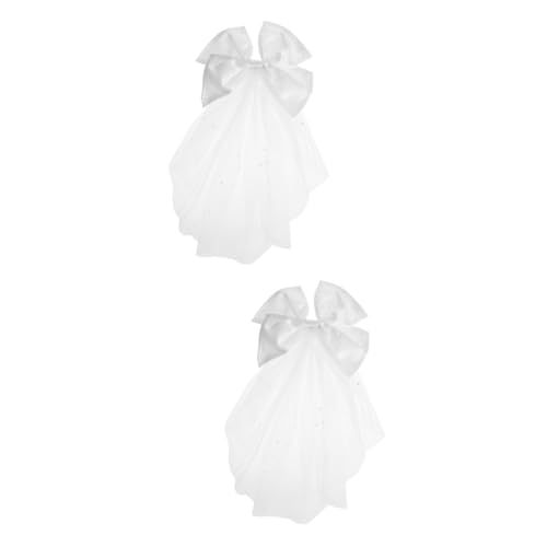Nœud tulle raffiné et délicat accessoire de coiffure haute couture