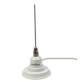 Hustler IC100W CB Radio Antenna Magnetic Base 41' Whip (White)