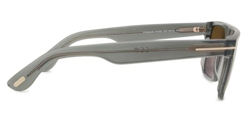Sunglasses Tom Ford FT 0999 Philippe- 02 20E Shiny Transparent Grey,"t" Logo /3