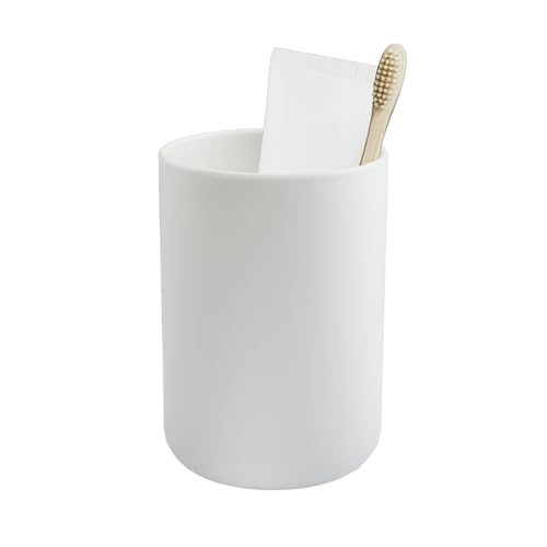 GroveEss Plastic Toothbrush Holder Cup,Portable Travel Mouthwash Cup Bathroom Tooth Brushing Tumbler,Unbreakable Reusable Water Cup for Drinking Rinsing Vanity Countertop Travel Camping Organiser