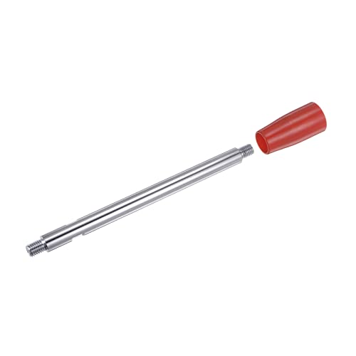 Image of HARFINGTON Clamping Handles M12 Thread 255mm (10 inch) Length Chrome Plated Revolving Crank Handle Grip Handwheel Screw Stem for Lathe Machine