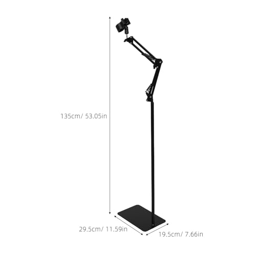 Support sèche-cheveux pliable à hauteur réglable avec base lourde
