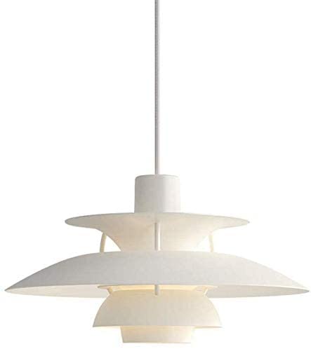 Pendelleuchte Weiss Aluminium Schatten Nordic Stil Pendellampe Esszimmer...