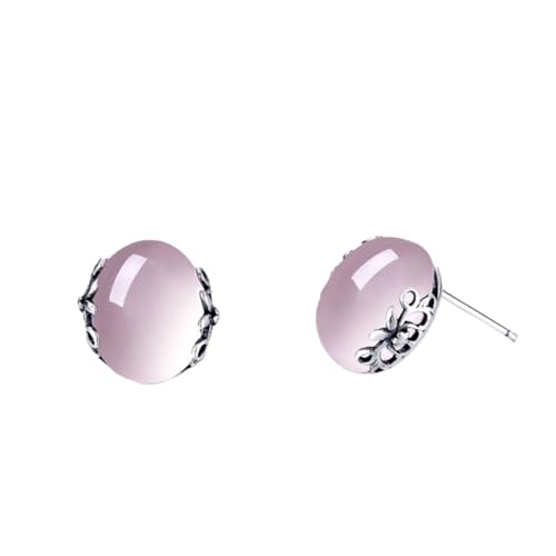 Pendientes de plata 925 y topacio rosa Miyuan: regalo ideal para niñas 1