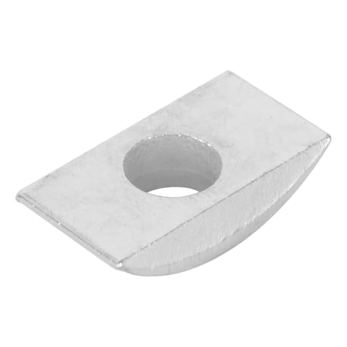 Durlo 20 Stück M8 Halbmondmuttern Unterlegscheiben, Massive Halbmonddichtung Aus Reinem Eisen, Anschlussstücke