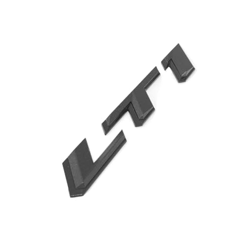 Image of 1PC LT1 Emblem 3D Side Door Badge Sticker Letters Nameplate Compatible with 2017-2024 84534516 SS LT1 Black