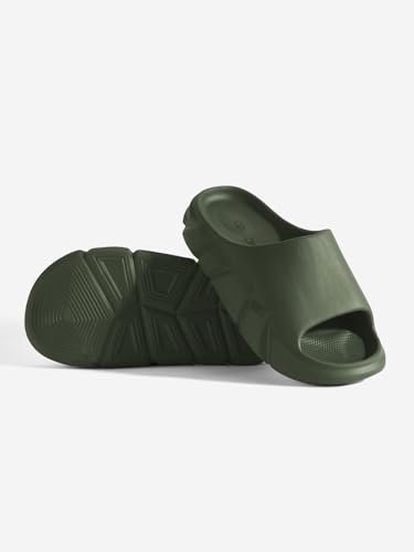 Image of The Souled Store Slides: Men and Boys EVA Lightweight Solid Slip On Sliders
