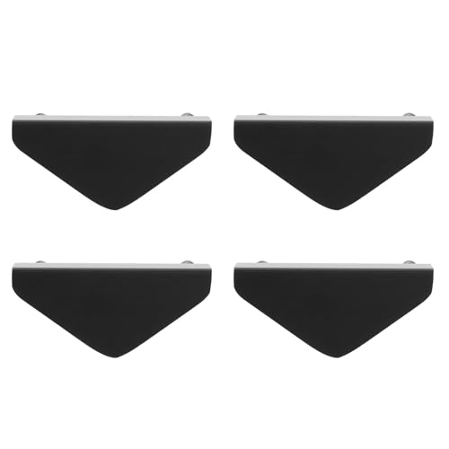ELAYARD 4個 三角形キャビネットプルハンドル スペースアルミ製 引き出し用 簡単取付 キッチン 食器棚 衣装棚家具適用