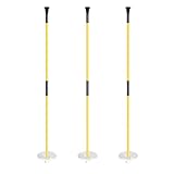 KINGTOP Golf Flagstick Mini, Practice Putting Green Flag Stick for Yard, Pole | Pin | Flagpole, Portable 2-Section Design, 3 Foot, 3-Pack