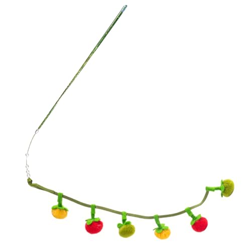 ソフトぬいぐるみティーザーカラフルなトマトインタラクティブな遊びと体力トレーニング玩具ホームエンターテイメント猫オーナーインタラクティブな遊びアクセサリー