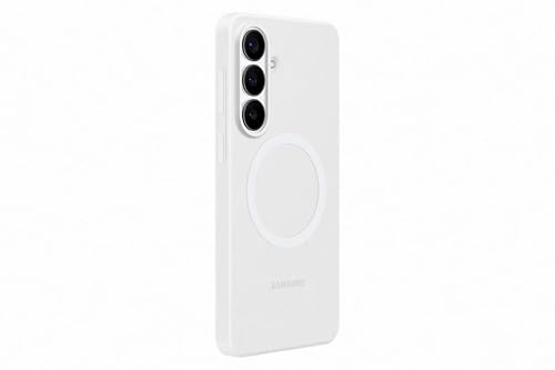 Image of Samsung Galaxy S26+ Silicone Magnet Phone Case, Soft-Touch, Durable Grip, Great Feel, White