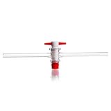 einweghahn luer lock Durchmesser: 8mm DWK Life Sciences SD-2392 Duran Borosilikat Glas 3.3 Komplett Einweghähne mit PTFE Küken, 8mm Durchmesser, NS 24 Schliffgröße