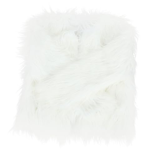Manteau LED fausse fourrure lumineux blanc femme veste de Noël