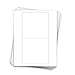 20 Chocolate Candy Bar Labels, 5.3 x 5.25 in (White)