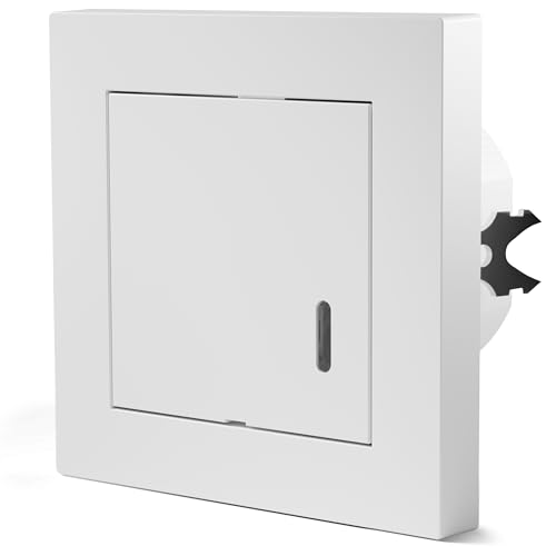 Scandinavian Home Bewegungsmelder Innen - HF Bewegungsmelder Lichtschalter Standardmaß 55-180° 15m Erfassung, mit 3-Draht-Technik/Neutralleiter für LED, Unterputz Montage - Weiß Glänzend Scandinavian Home Bewegungsmelder Innen - HF Bewegungsmelder Lichtschalter Standardmaß 55-180° 15m Erfassung, mit 3-Draht-Technik/Neutralleiter für LED, Unterputz Montage - Weiß Glänzend