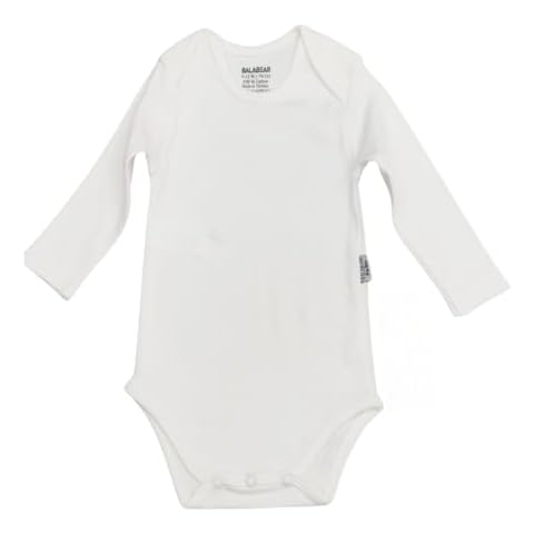 BALA BEAR Long Sleeve Baby Bodysuit for Comfort Cover
