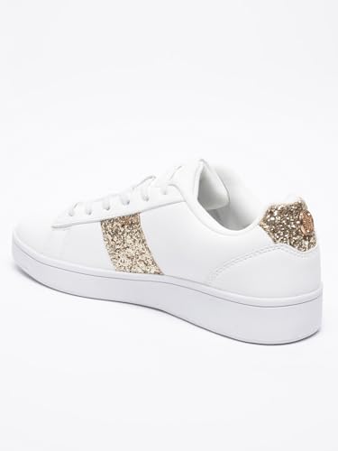 Image of U.S. Polo ASSN. Kate 3.0 Off White Sneakers Shoes with Premium Upper
