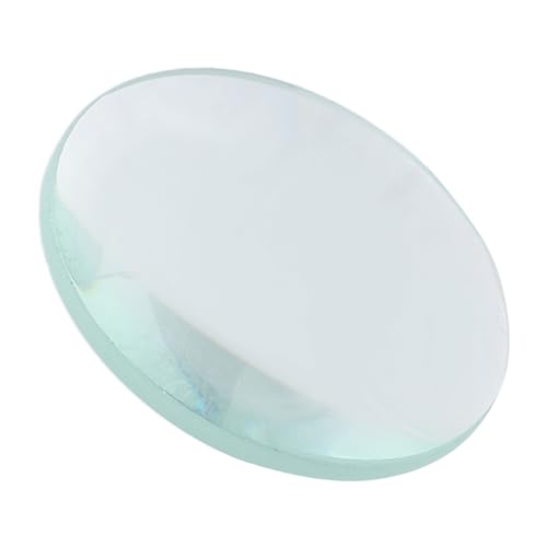 Lentille en verre double convexe convergente focale 50mm claire