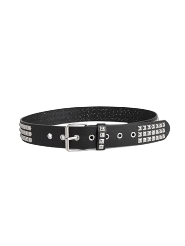 Verdusa Women's Studded Waist Belt Metal Punk Rock Rivet Belt2