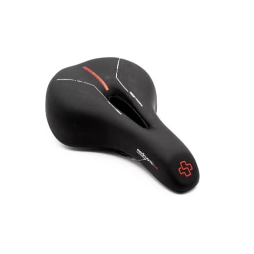 Wittkop Medicus Pro EVO 1.0 Gel Trekking fietszadel - fietszadel met traagschuim, ergonomisch design, NAWAVE-framesysteem en centrale opening voor maximale ventilatie - zwart