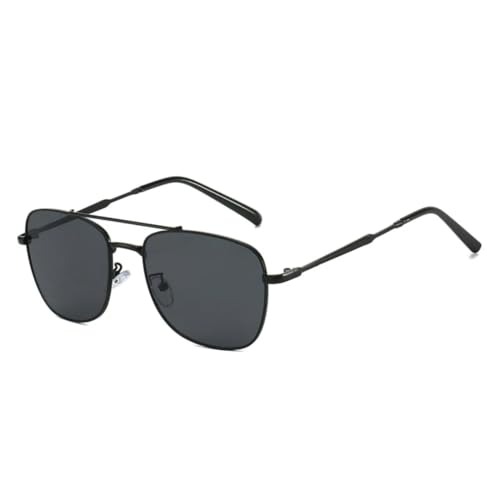 Lunettes de soleil carrées MUTYNE à double pont en métal pour femmes UV400