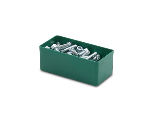 1a-TopStore 10 Stk. Einsatzkästen Einsatzboxen Schubladen-Einsatzkasten Sortierboxen, 32 Größen, 5 Farben (grün, 99x49x40 mm) – Ansicht 5