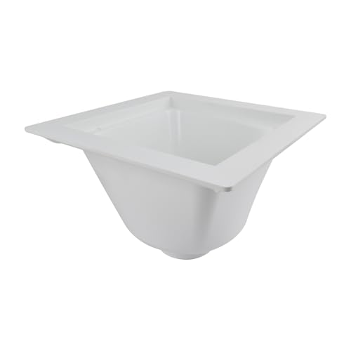 HYDRO MASTER Floor-Mounted PVC Utility Sink, White, 3 Inch Socket (3-Inch) by HYDRO MASTER - Image 3
