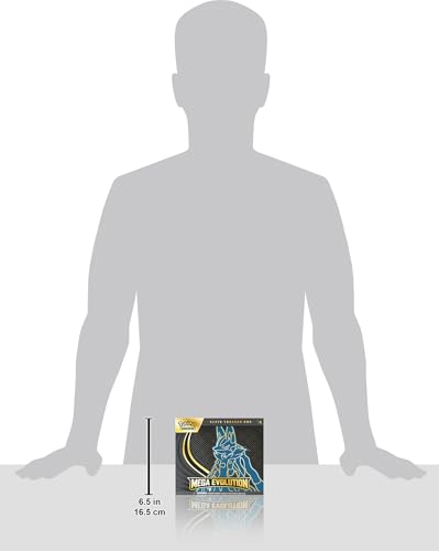 Pokémon TCG: Mega Evolution Elite Trainer Box – Lucario (1 Full-Art Promo Card, 9 Booster Packs & Premium Accessories)