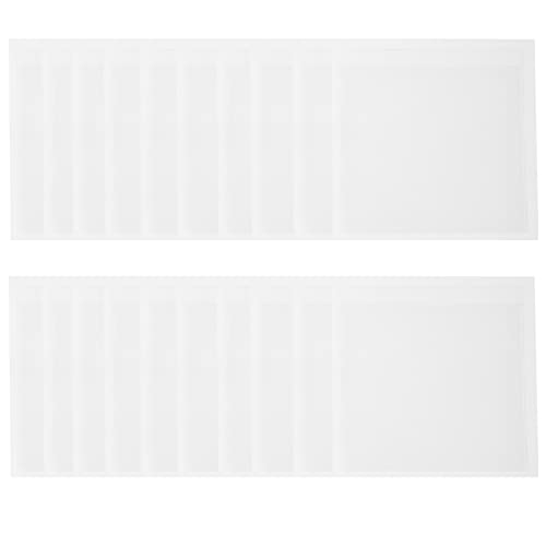 Luozzy 20 Pcs Self-Adhesive Index Card Pockets Card Holders For Organizing Warehouse Label Pockets (As Shown) #TOP26