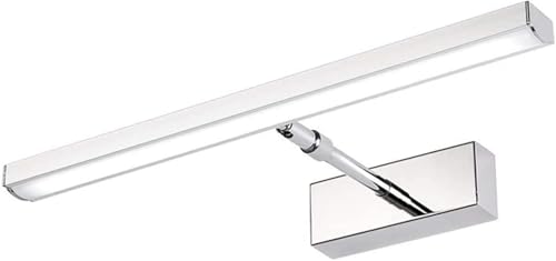 Lampe d'éclairage murale LED au design minimaliste et finition premium pour miroir