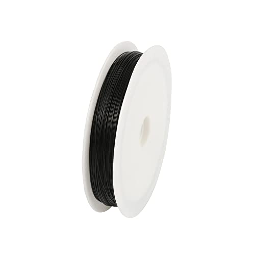 銅線0.3/0.4/0.5/0.6 // 0.8/1.0mm 30/15/10/6.5/3.5/2.5メートルの黒いワイヤー(06mm)