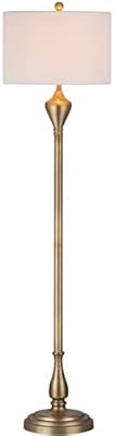 SAFAVIEH Lighting Collection Xenia Farmhouse Gold 61-inch Living Room Bedroom Home Office Standing Floor Lamp (LED Bulb Included)