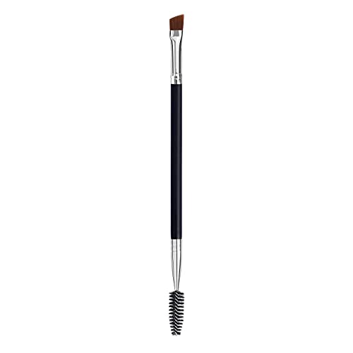 Duo Eye brow Brush, Angled Eyebrow Brush and Spoolie Brush, Eyelash Comb Eyebrow Brush Tool (1 Pcs)