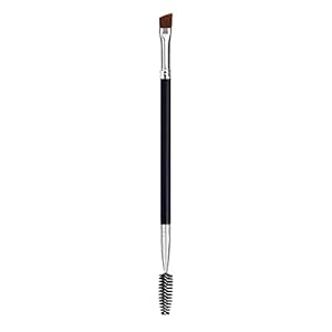 Duo Eye brow Brush, Angled Eyebrow Brush and Spoolie Brush, Eyelash Comb Eyebrow Brush Tool (1 Pcs)