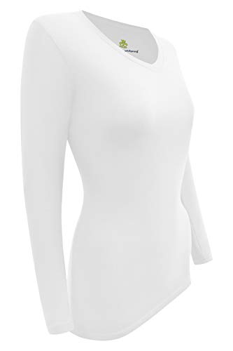 Natural Uniforms 7170 Women'S Long Sleeve V-Neck T-Shirt Under Scrub thumb #4