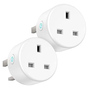Smart Plug,Smart Wifi Plug Compatible with Alexa, Google Home, Wifi Plug with Timer Function App Remote Control, No Hub…