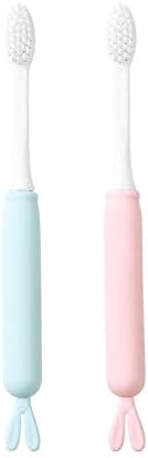 GIFYY Electric Toothbrush Silicone soft toothbrus Silicone fur Brush your teeth (Color : Hortel�)