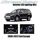 XtremeVision Interior LED for Ford Escape 2008-2012 (8 Pieces) Pure White Interior LED Kit + Installation Tool