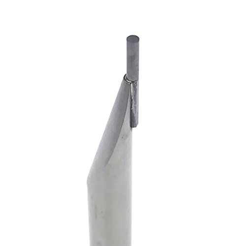 Image of Cylindrical Pin Probe Insert 2mm Diameter Tungsten Carbide Tip 8mm Diameter Shank for Height Gauge 80mm Length(2mm Diameter tip)