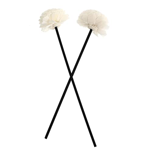 Healifty 2 piezas Palitos difusores de flores aromaterapia miniatura 1