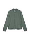 VERO MODA Mujer Chaqueta Blouson Fly Away Cuello Cremallera Chaqueta Ligera Versátil, Color:Verde-2, Talla:XXL