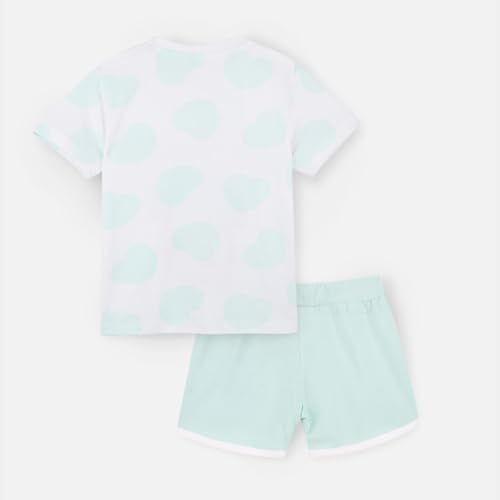 Image of Nap Chief Girls Cotton Official Cartoon Characters Co ord Sets, T Shirt and Shorts for Casual Wear