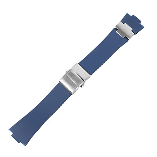 Correa de silicona de alta resistencia 25x12 mm para Ulysse-Nardin MARINE