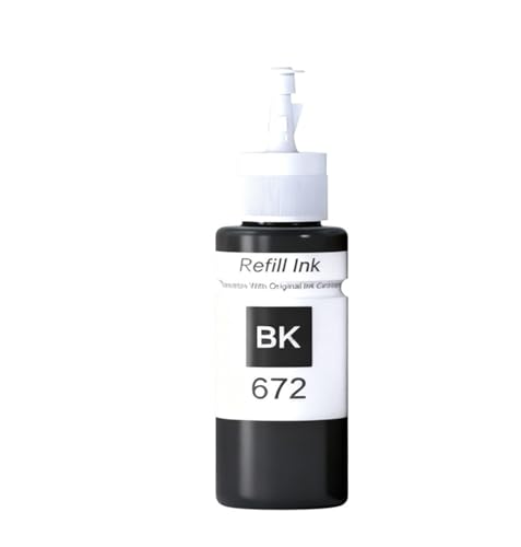 Encre noire 672 haute fluidité flacon 70ml pour imprimante L360 L455 L1300