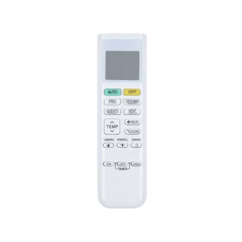 Controle Remoto Para Ar Condicionado Daikin Inverter Advance FTX09N5VL / FTK09P5VL / FTHS09T5VL / FTX12N5VL / FTK12P5VL / FTHS12T5VL / FTX18N5VL / FTK18P5VL / FTHS18T5VL