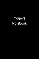Mayra's Notebook: Notebook / Journal / Diary - 6 x 9 inches (15,24 x 22,86 cm), 150 pages. 169117162X Book Cover