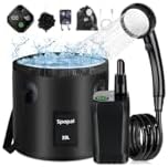 Spopal Camping Douche Portable, Kit Douche de Camping,Rechargeabl...