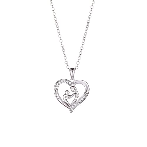 Chaîne de collier en or blanc 14 carats et pendentif diamant femme