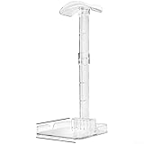 Transparenter Kopfhörerständer mit ergonomischer Kurve, multifunktionaler Schreibtisch-Organizer,...